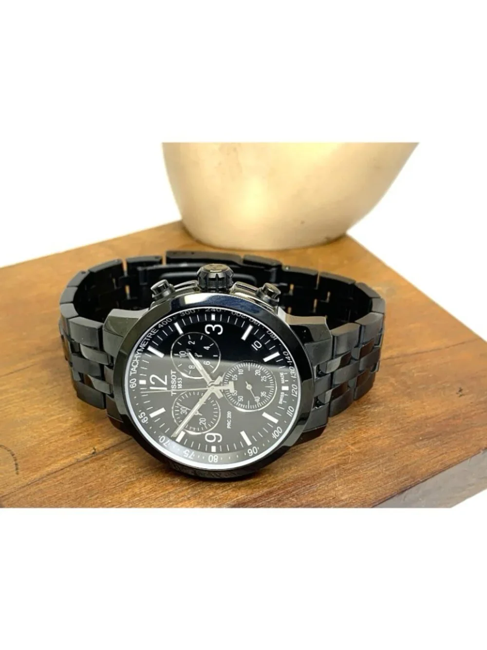 Tissot Men's Watch PRC200 Swiss Quartz Black Dial Stainless Steel T1144173305700